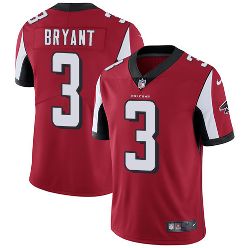 2019 men Atlanta Falcons #3 Bryant red Nike Vapor Untouchable Limited NFL Jersey->atlanta falcons->NFL Jersey